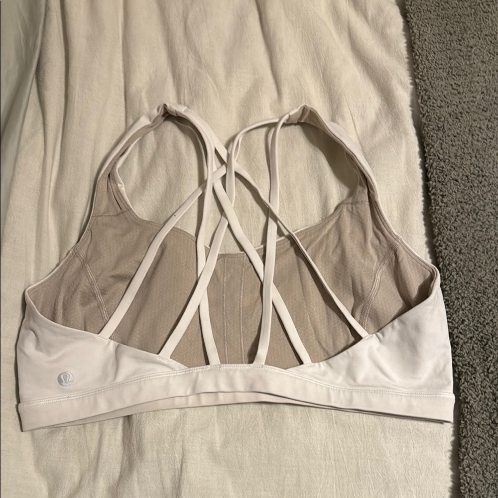 lululemon athletica white Sports Bra
